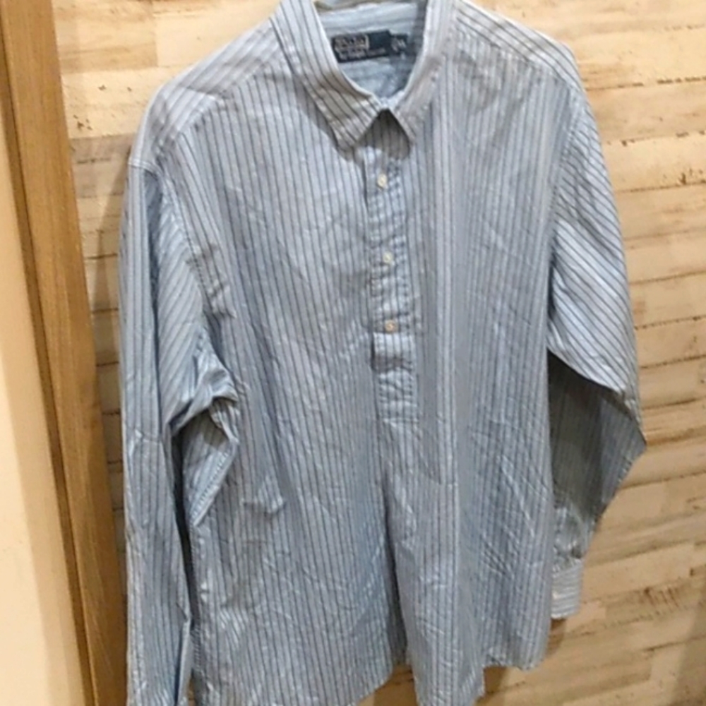 Polo by Ralph Lauren men's striped dress shirt.   Box 330